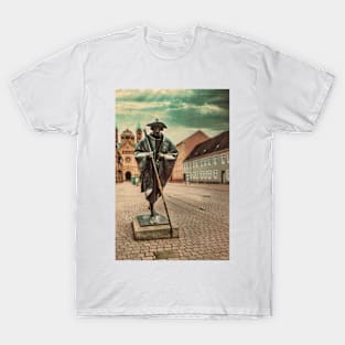 Copy of Statue of a Pilgrim to Santiago De Compostela, Speyer, Germany T-Shirt